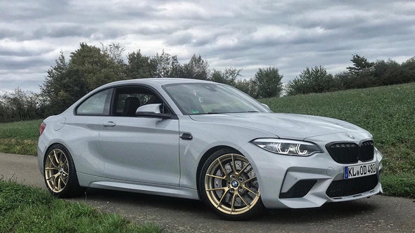 19" BMW M2 Frozen Gold 763M M Performance OE Forged Wheels