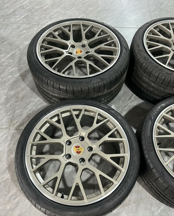 (Demo Car Wheels) 20”/21" Porsche 911 992 RS Spyder Design OE Wheelset