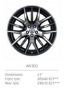 21” Maserati Levante Anteo OEM Complete Wheel Set