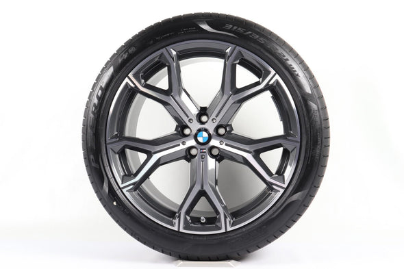 21” BMW X5 / X6 741M OE Complete Wheels Set