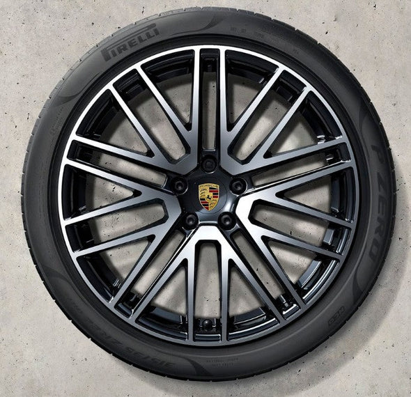 (Demo Car Wheels) 22” Porsche Cayenne Turbo Design OE Wheels