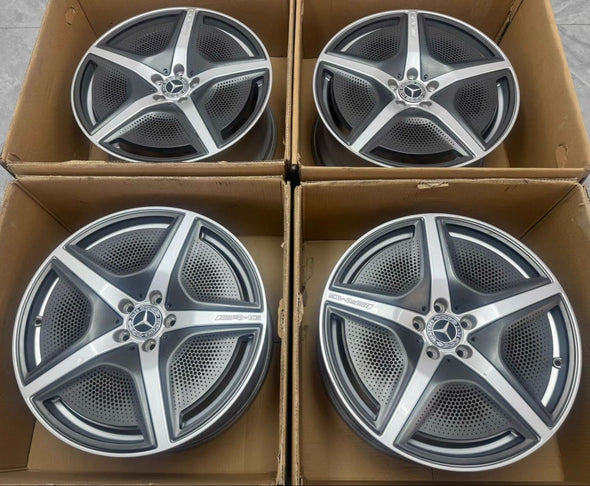(Demo Car Wheels) 20" Mercedes-Benz EQE V295 AMG 5 Spoke OE  Wheels