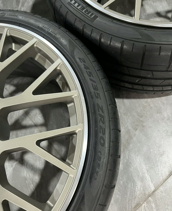 (Demo Car Wheels) 20”/21" Porsche 911 992 RS Spyder Design OE Wheelset