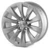 Tesla Model S 19" OEM Slipstream Silver Wheels