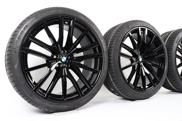 22” BMW X5 / X6 742M M-Performance OE Complete Wheelset