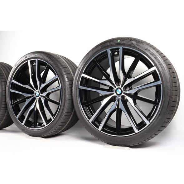 22” BMW X5 / X6 742M M-Performance OE Complete Wheel Set