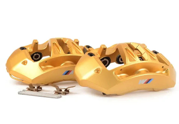 Genuine BMW M Performance Retrofit Carbon Ceramic Brake Kit Front (6 Pot) W/400mm Disc & Rear (4 Pot) W/380mm Disc For BMW G87 M2 | G80 G81 M3 | G82 G83 M4