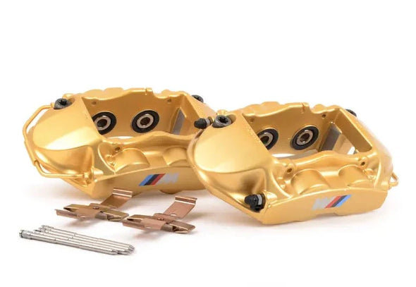 Genuine BMW M Performance Retrofit Carbon Ceramic Brake Kit Front (6 Pot) W/400mm Disc & Rear (4 Pot) W/380mm Disc For BMW G87 M2 | G80 G81 M3 | G82 G83 M4