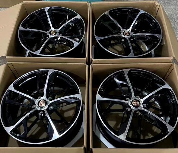 (Demo Car Wheels) 21" Porsche Taycan Cross Turismo Design OE Wheels