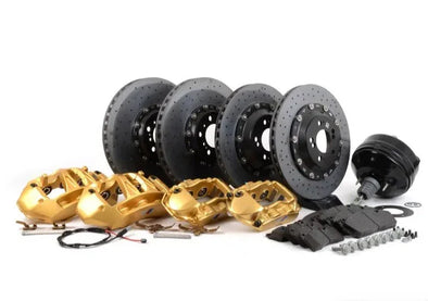 Genuine BMW M Performance Retrofit Carbon Ceramic Brake Kit Front (6 Pot) W/400mm Disc & Rear (4 Pot) W/380mm Disc For BMW G87 M2 | G80 G81 M3 | G82 G83 M4