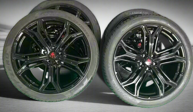 (Demo Car Wheels) 21” Maserati Levante GTS Helio OE Complete Wheel Set