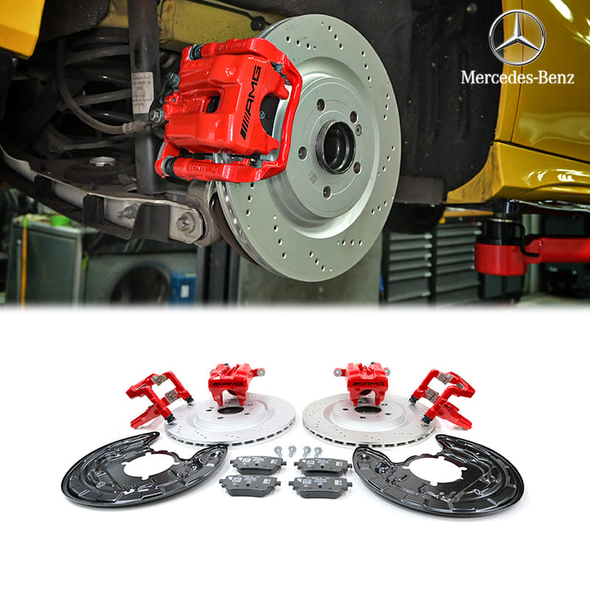 Mercedes-Benz W177 A-Class / C118 CLA AMG Front 6 POT & Rear 1 POT Retrofit Brake Kit