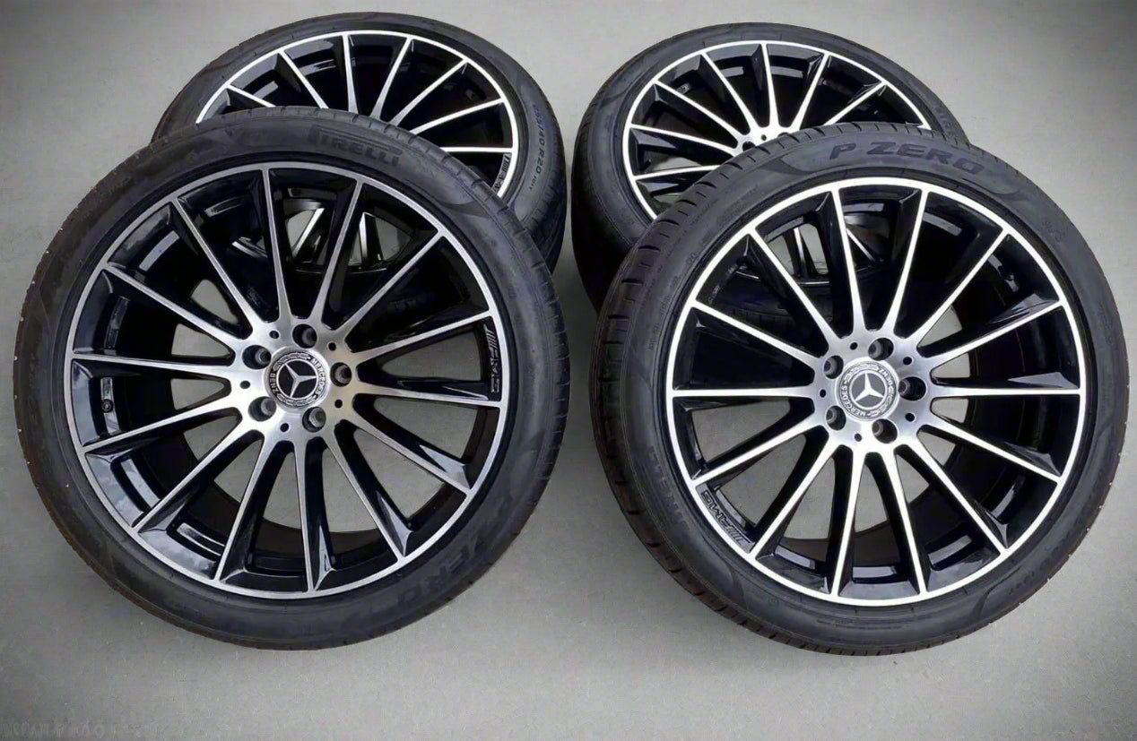 Complete Wheels (Demo Car Wheels) 20” Mercedes-Benz E-Class AMG Multi-spoke OE Complet ...