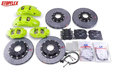 Akebono 10 POT x StopFlex Carbon Ceramic Disc Brake Kit for Tesla Model X