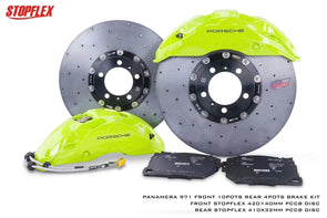 Akebono 10 POT x StopFlex Carbon Ceramic Disc Brake Kit for Porsche 992 911 Carrera / GTS / GT3 / Turbo 2019+