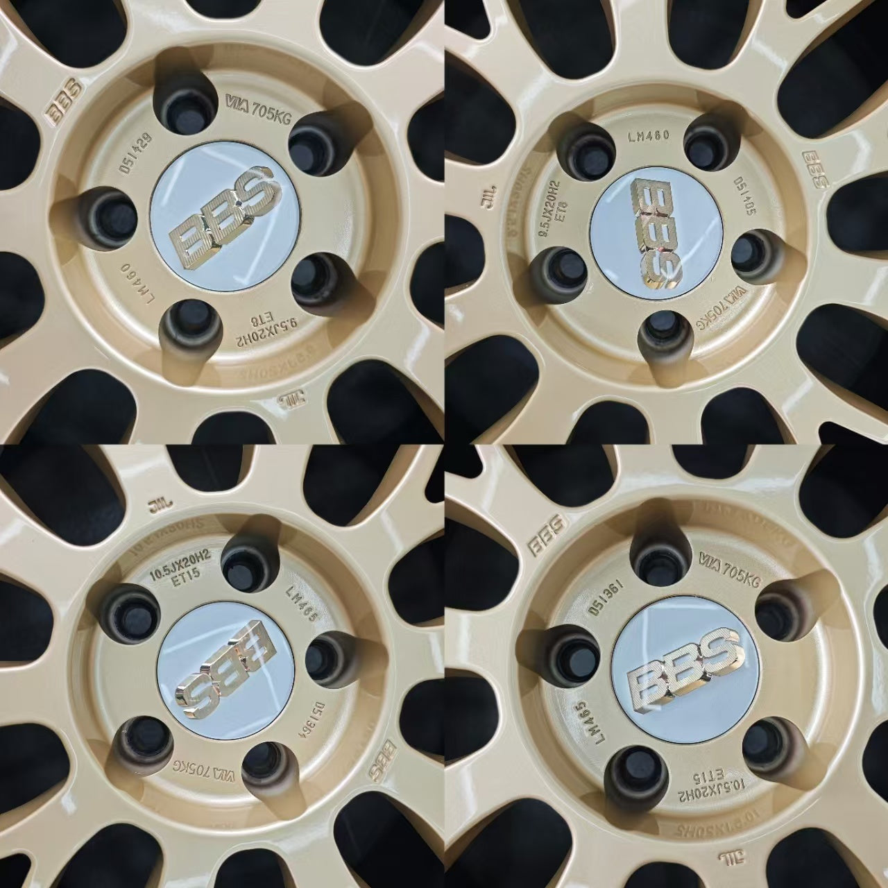 (Demo Car Wheels) BBS LM Forged Aluminum 2-Piece for BMW M2 / M3 / M4 King of Wheels