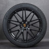 (Demo Car Wheels) 21” Porsche Macan III RS Spyder Design OE Complete Wheelset