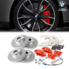 BMW M-Performance Front (4 POT) & Rear (1 POT) Brake Retrofit Kit For 5-Series G30 G31 G32 / 7-Series G11 G12 / 8-Series G14 G15 G16