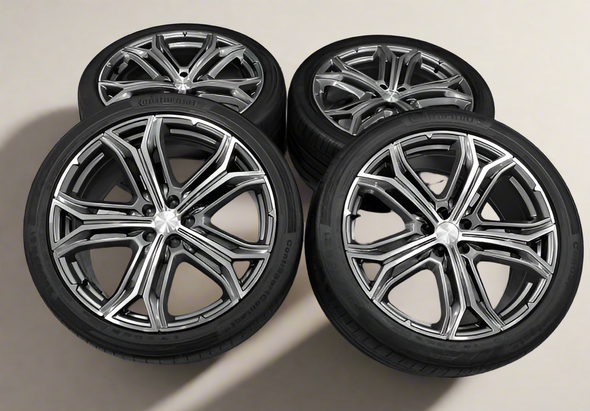(Demo Car Wheels) 21” Maserati Levante Anteo OE Complete Wheel Set
