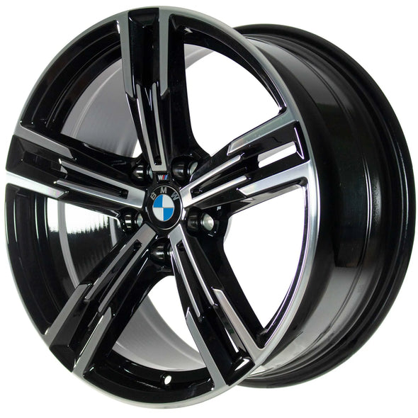 18” BMW 4-Series G22 OE 848M M Performance 5-Spoke Bicolor Wheels