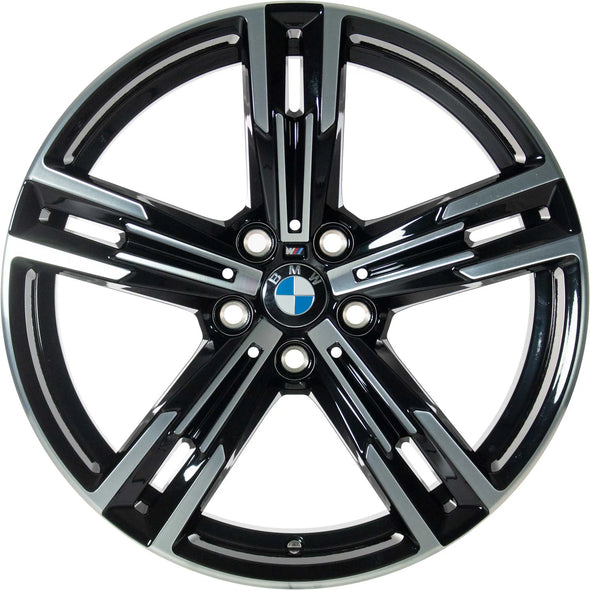 18” BMW 4-Series G22 OE 848M M Performance 5-Spoke Bicolor Wheels