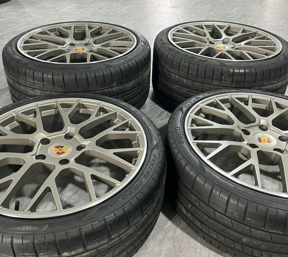 (Demo Car Wheels) 20”/21" Porsche 911 992 RS Spyder Design OE Wheelset