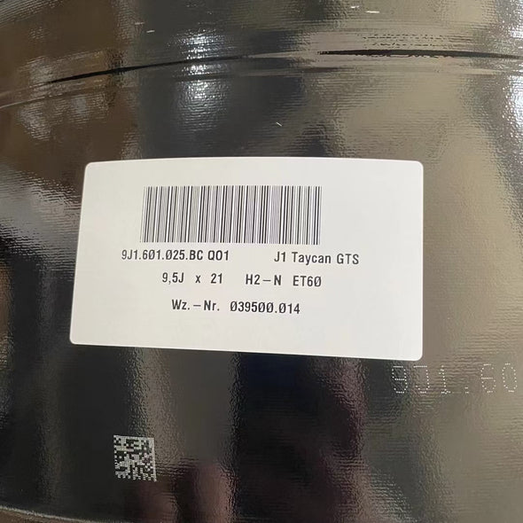 (Demo Car Wheels) 21" Porsche Taycan GTS OE Wheel Set