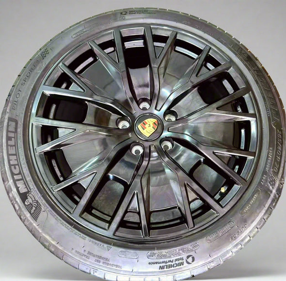 (Demo Car Wheels) 20” Porsche Taycan Turbo S Aero Design Wheelset
