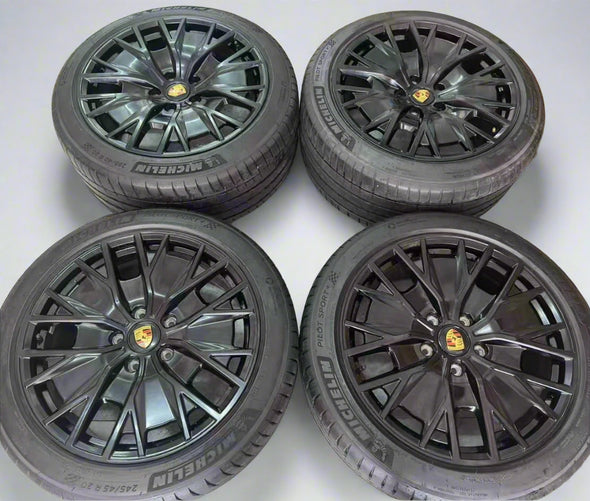 (Demo Car Wheels) 20” Porsche Taycan Turbo S Aero Design Wheelset