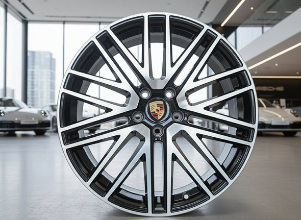 (Demo Car Wheels) 22” Porsche Cayenne Turbo Design OE Wheels