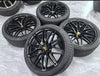 (Demo Car Wheels) 21” Porsche Macan III RS Spyder Design OE Complete Wheelset