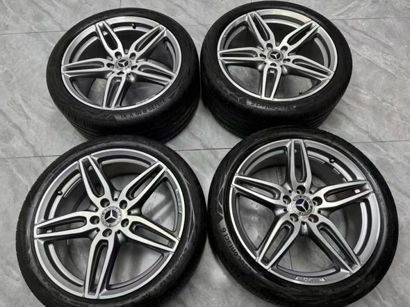 19” Mercedes-Benz E-Class AMG 5-twin-spoke OE Complete Wheels Set