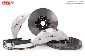 Akebono 10 POT x StopFlex Carbon Ceramic Disc Brake Kit for Audi RSQ8