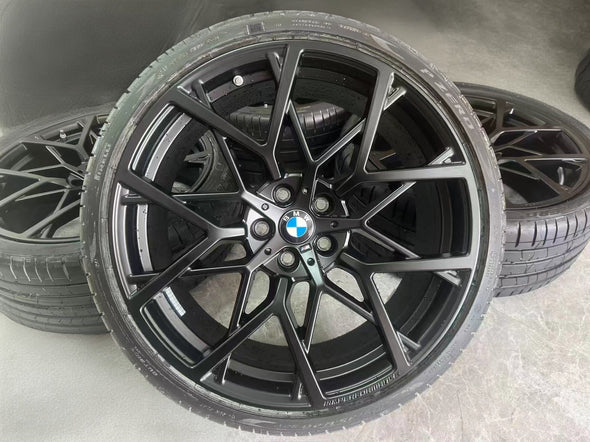 (Demo Car Wheels) 20” BMW 3-Series G20 G21 795M OE M Performance Matt Black Forged Wheelset