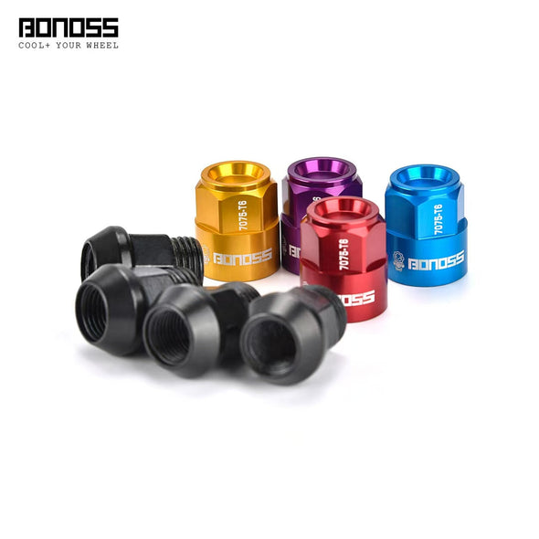 BONOSS Forged 7075-T6 Grading Wheel Lugs (9 Colors)  20 Lugs (Japanese Cars)