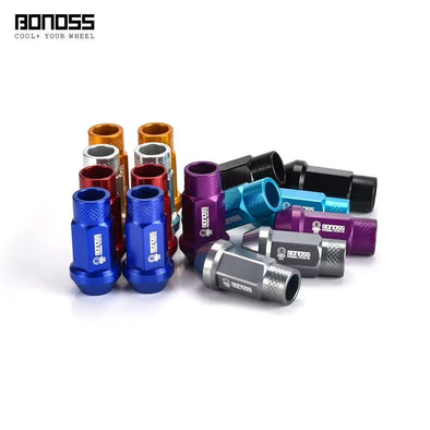 BONOSS Classic Style Forged 7075-T6 Grading Wheel Lugs (9 Colors)  20 Lugs (Japanese Cars)