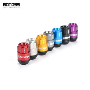 BONOSS Forged 7075-T6 Grading Wheel Lugs (9 Colors)  20 Lugs (Japanese Cars)