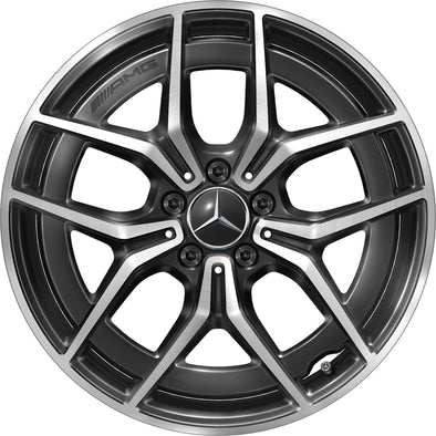 19" Mercedes-Benz C-Class W206 5 Twin Spoke AMG OEM Wheels