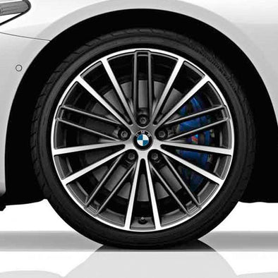 19” BMW 5 Series 635 OEM Complete Wheel Set