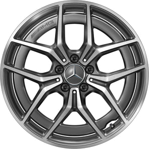 19” Mercedes-Benz E-Class AMG Double Spoke OEM Complete Wheels Set