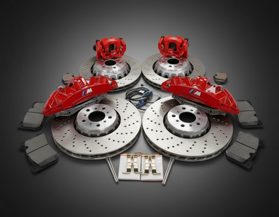 Genuine BMW M Performance Retrofit Front 6 Pot Brake Kit (395mm Disc Front ) With Rear 1 Pot Brake Kit (345mm Disc Rear) For G42 G20 G21 G22 G23 G26 i4
