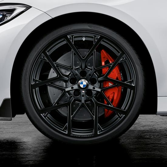 20” BMW 3 Series 795M OEM M Performance Matt Black Forged Wheelset